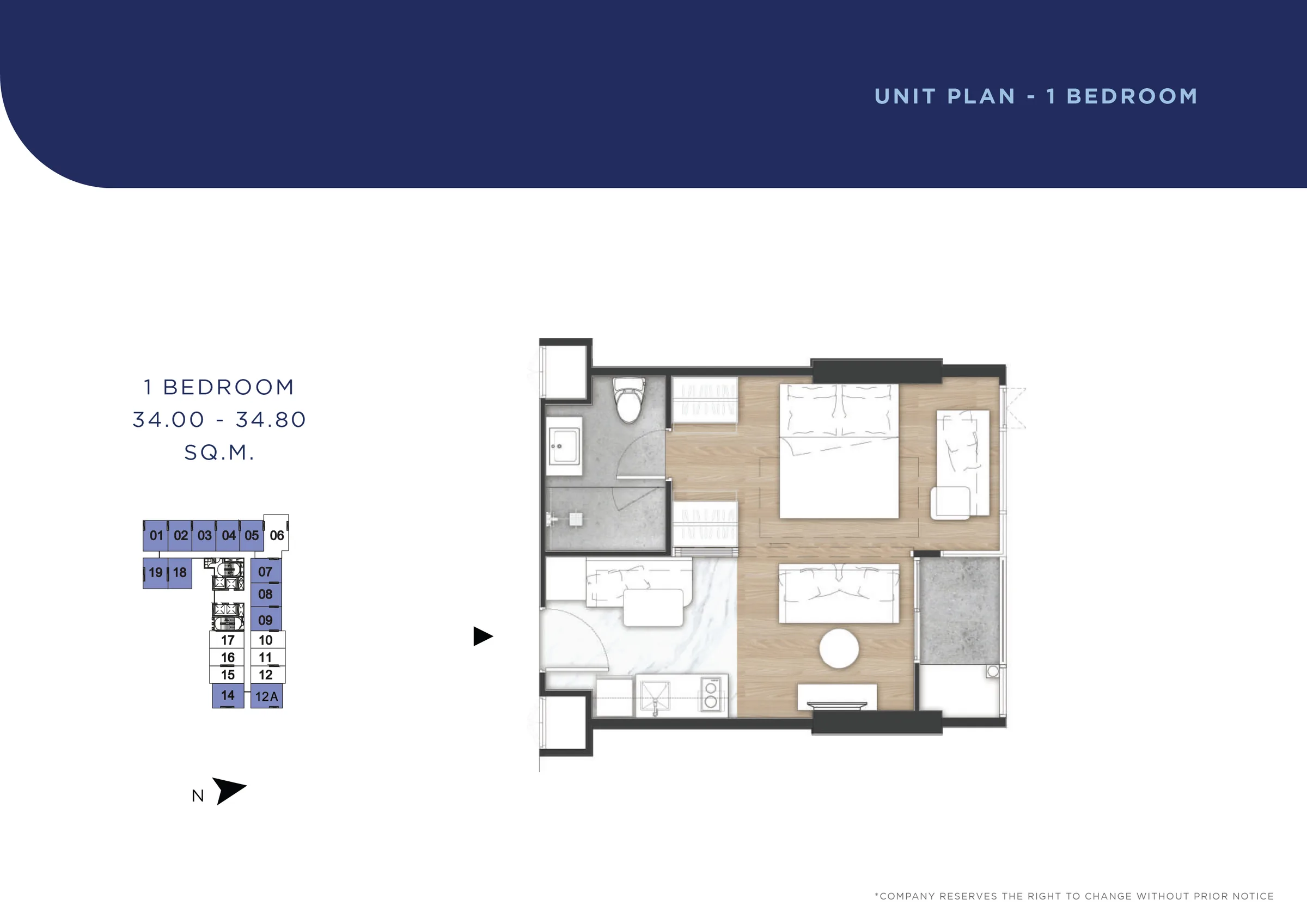 One Bedroom (35 m²)