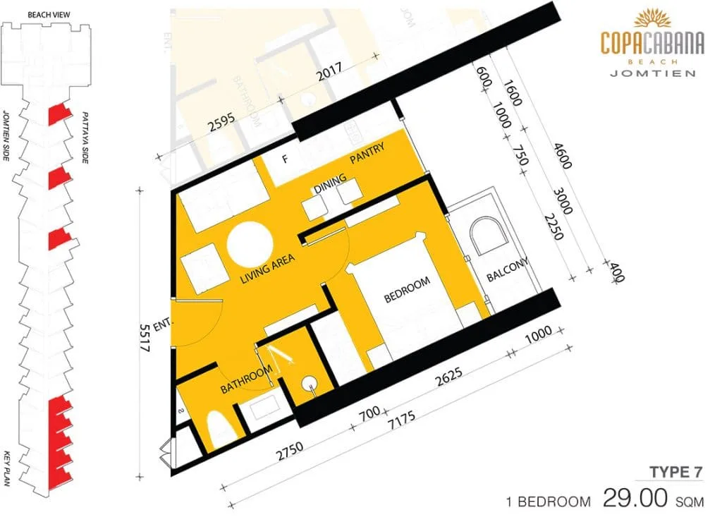 One Bedroom (29 m²)