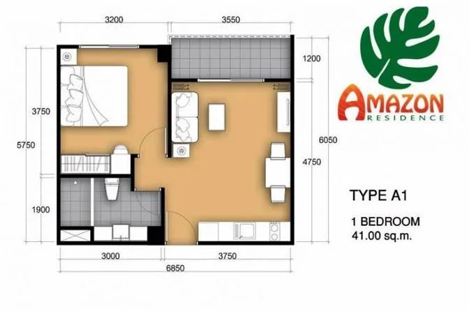 One Bedroom (41 m²)
