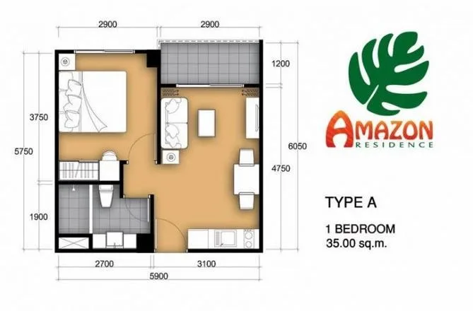 One Bedroom (36 m²)