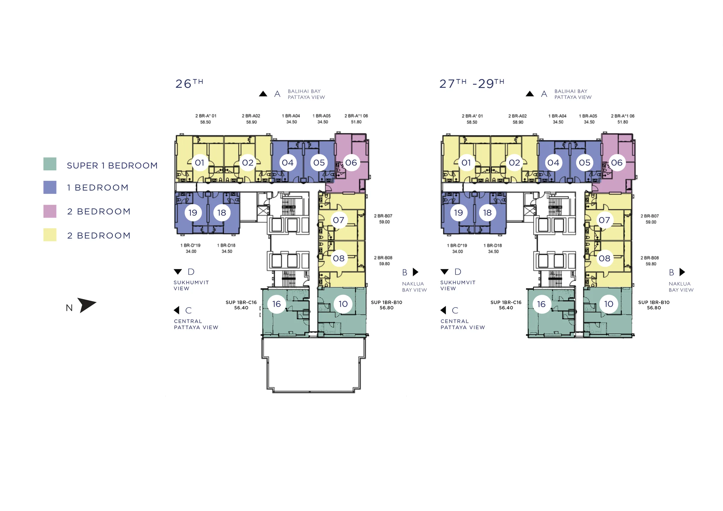 26th-29th floor
