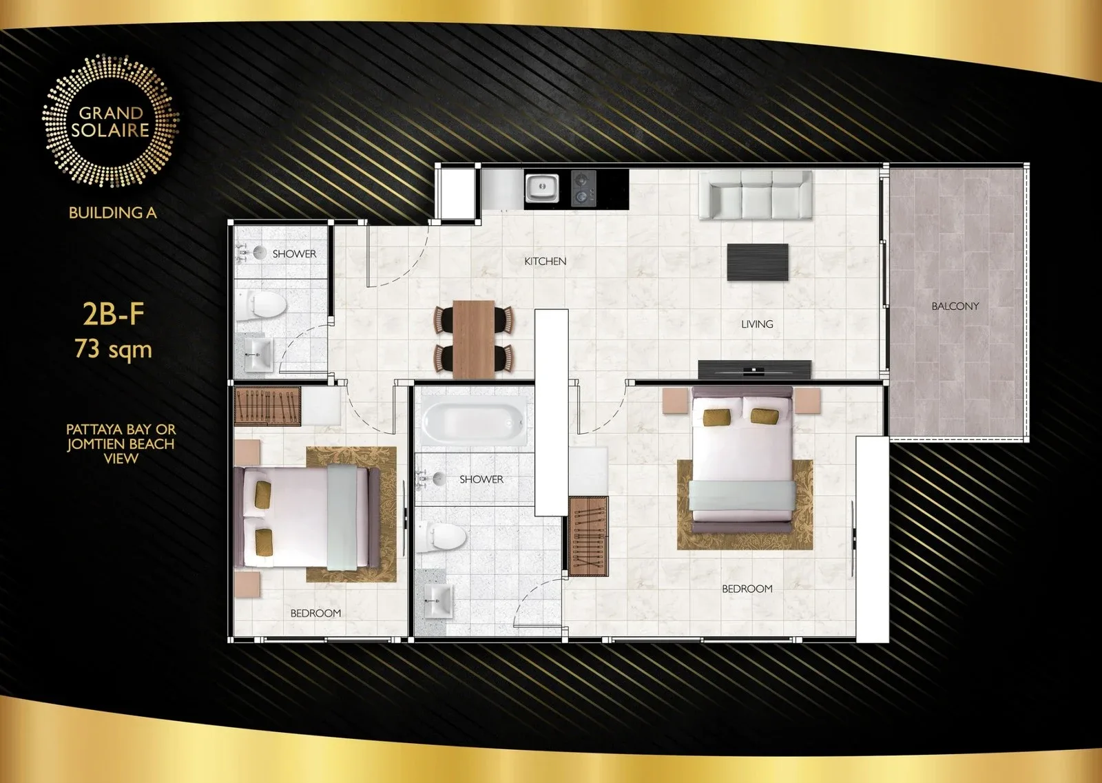 Two Bedroom (73 m²)