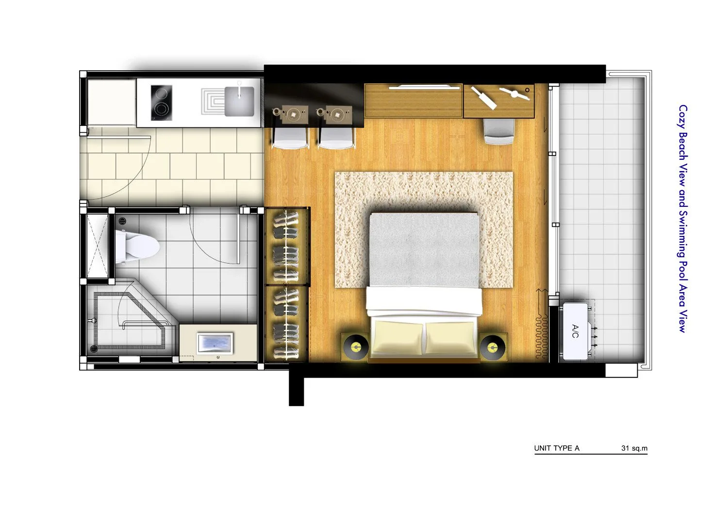 One Bedroom (30 m²)