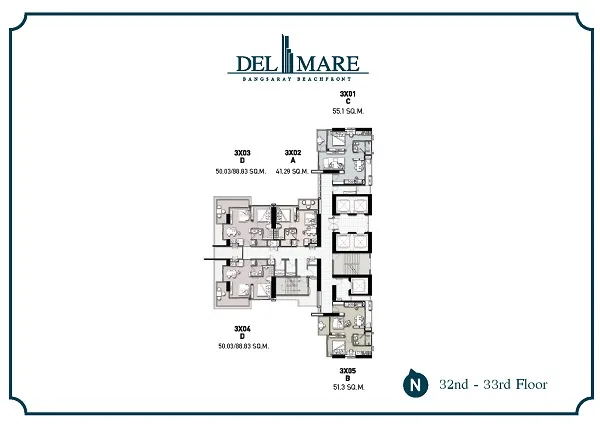 32nd-33rd floor