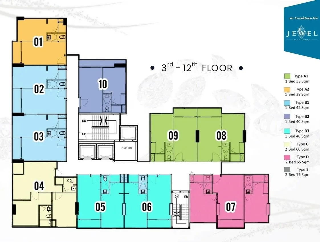 3rd-12th floor