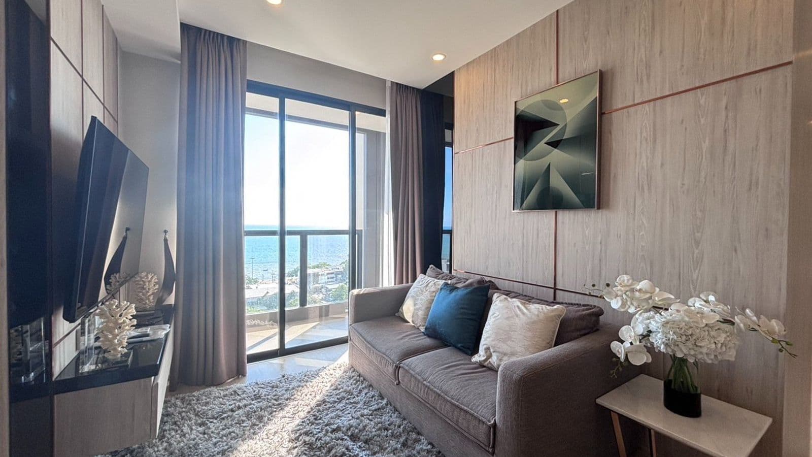 2 bedrooms, 70 m², sea view, Pratumnak