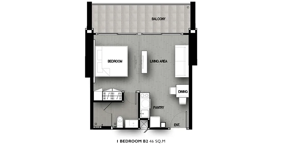 One Bedroom (46 m²)