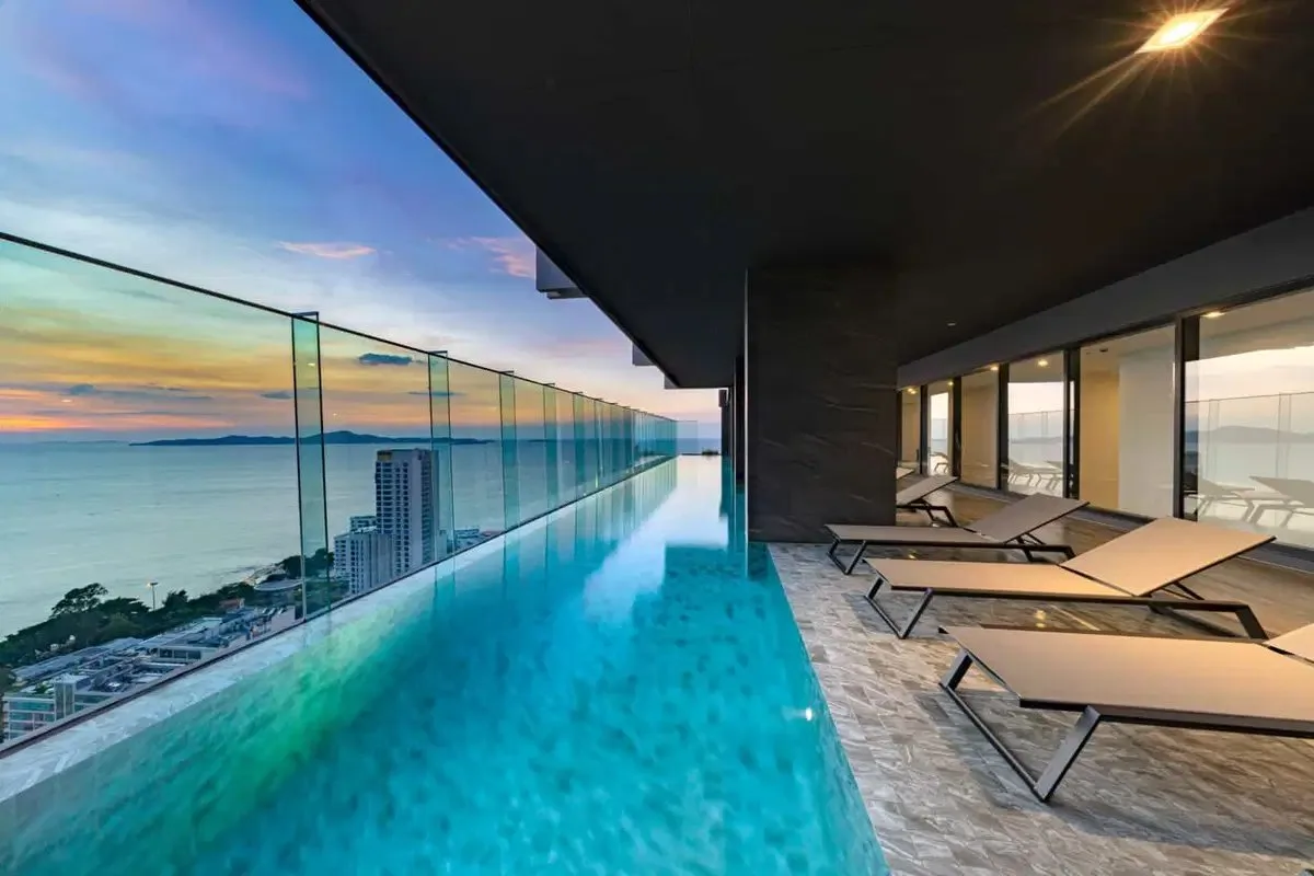 2 bedrooms, 70 m², sea view, Pratumnak