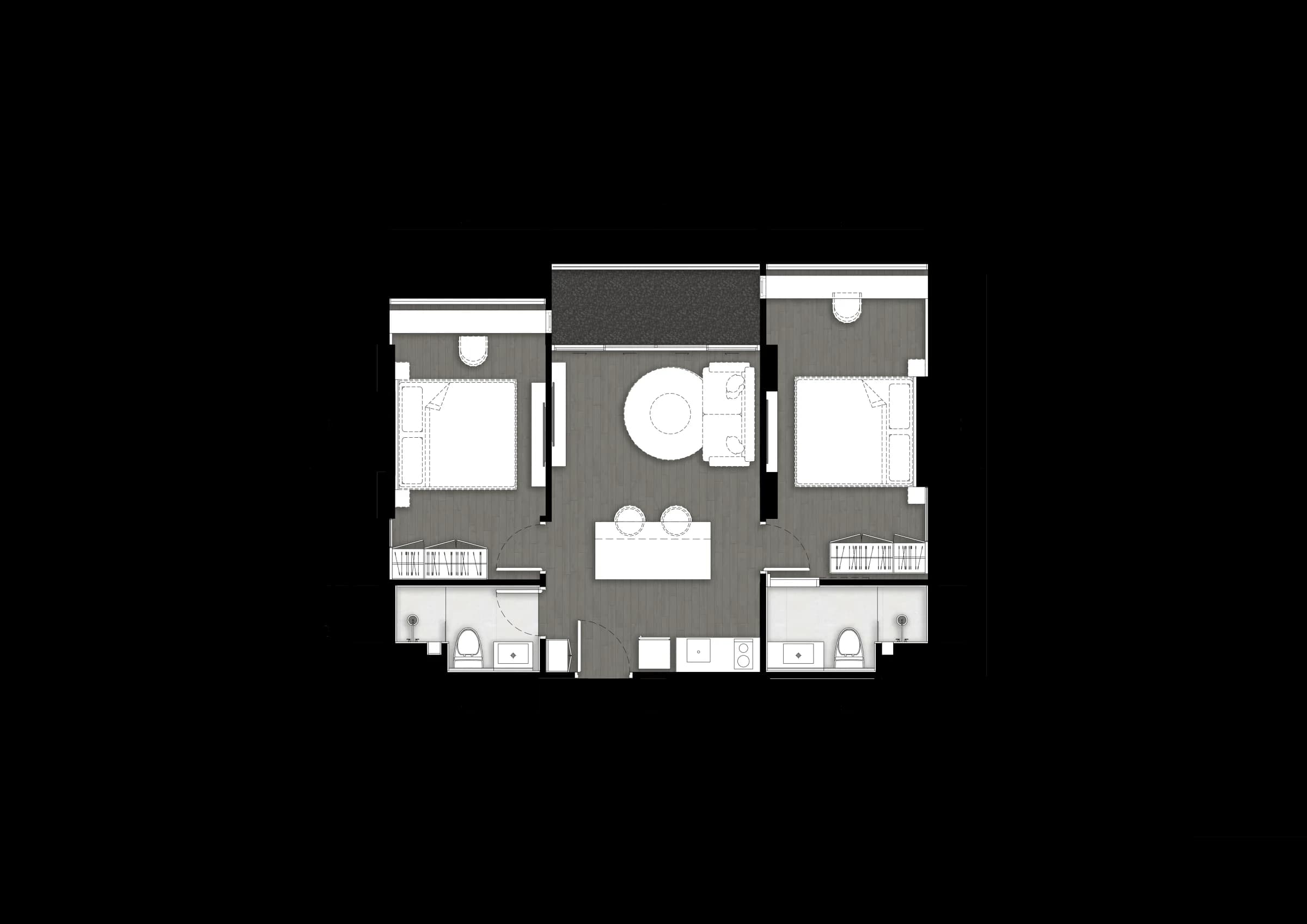 2 Bedroom (80 m²)