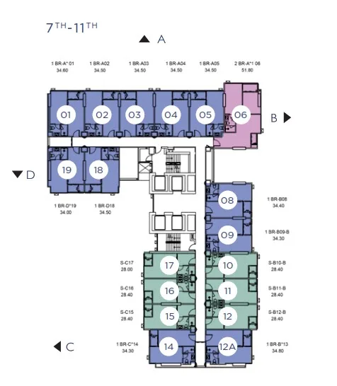 7th-11th floor