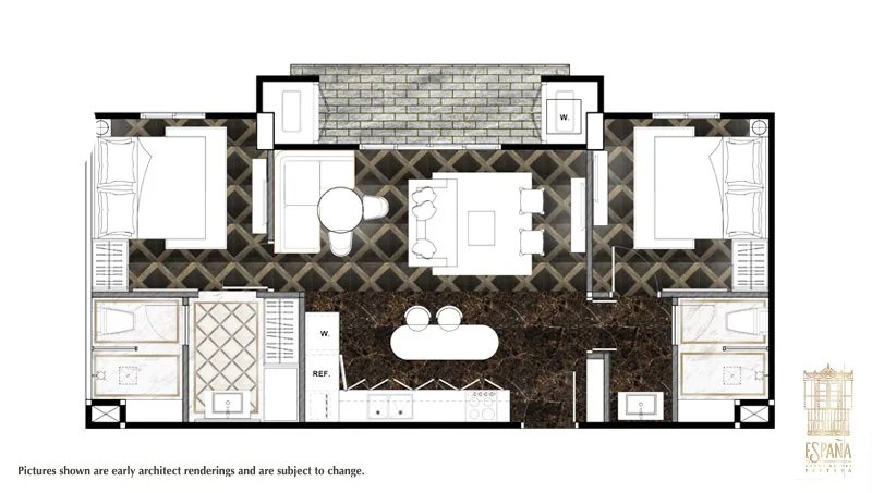 Two Bedroom (76 m²)