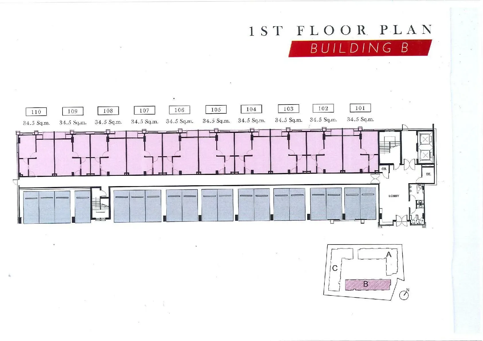 Building B 1st floor