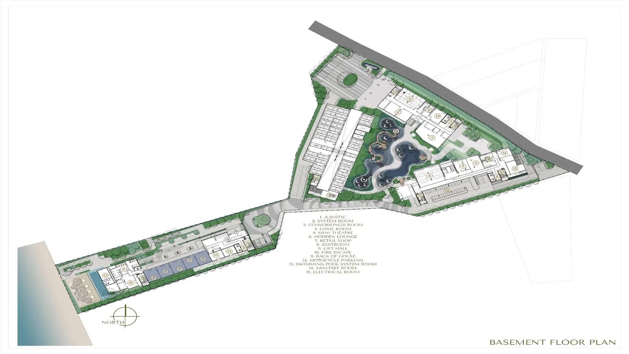 Basement floor plan