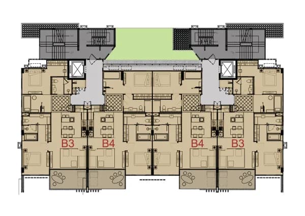 Building B 2nd-4th floor