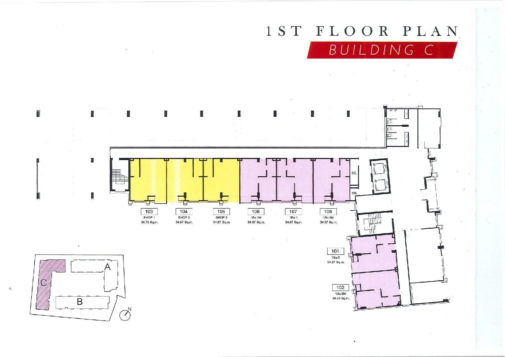 Building C 1st floor