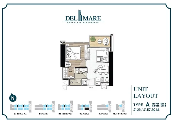 One Bedroom (42 m²)