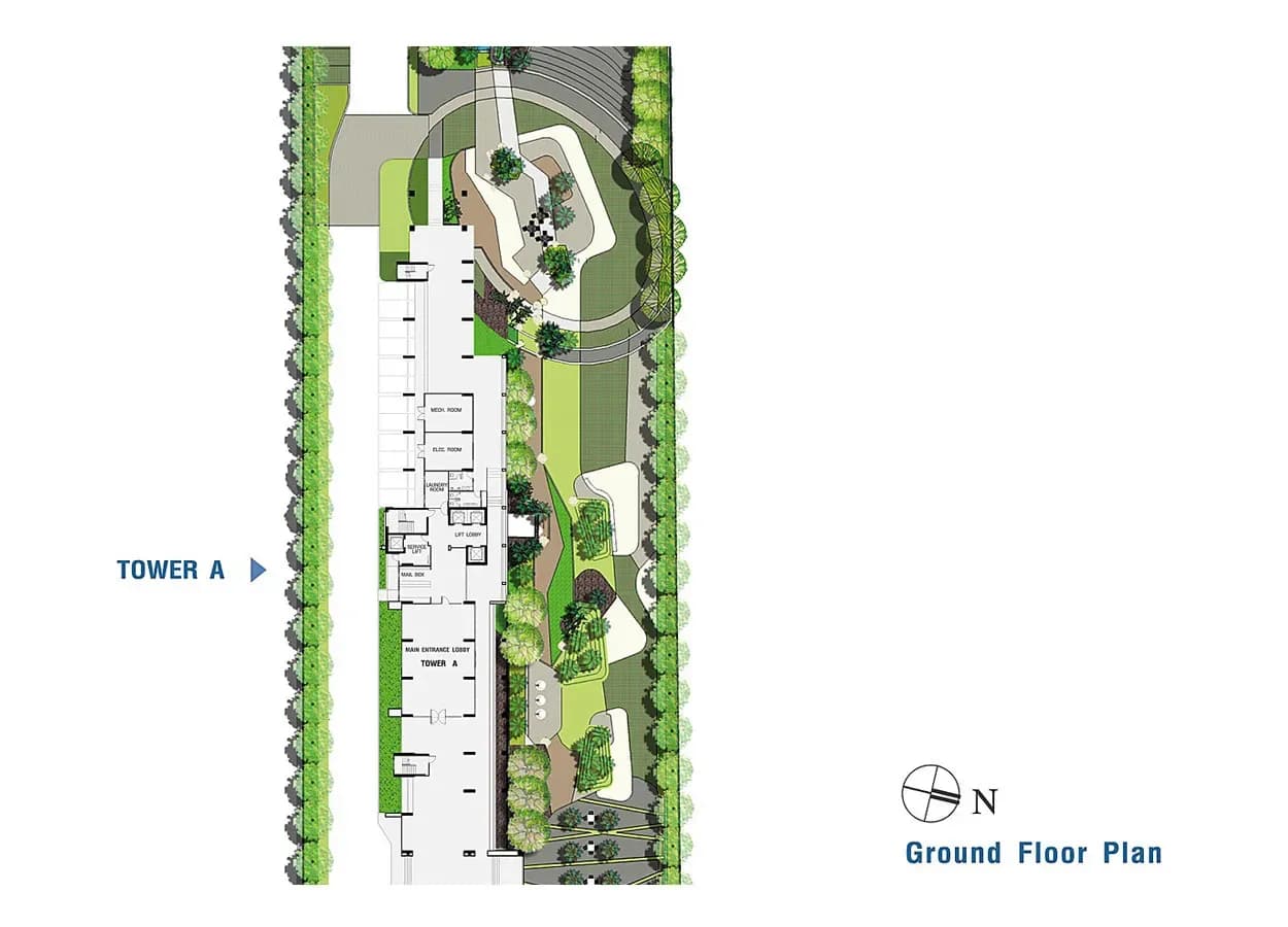 Building A Ground floor plan