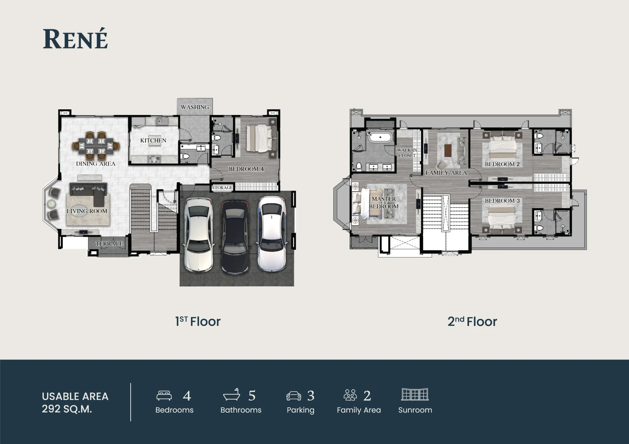 4 Bedroom (325 m²)