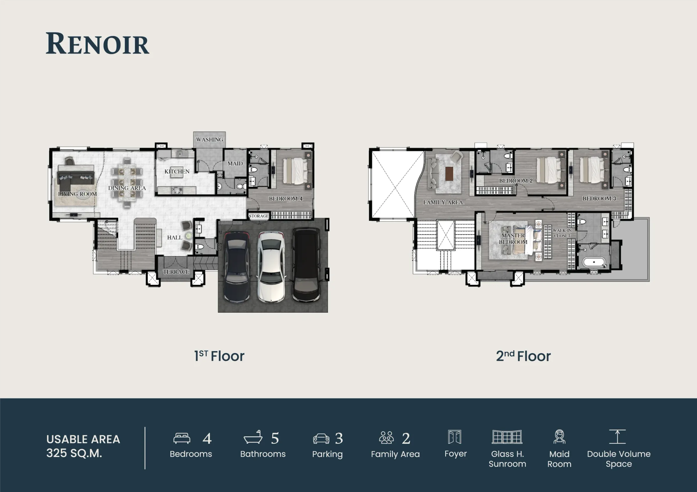 5 Bedroom (387 m²)