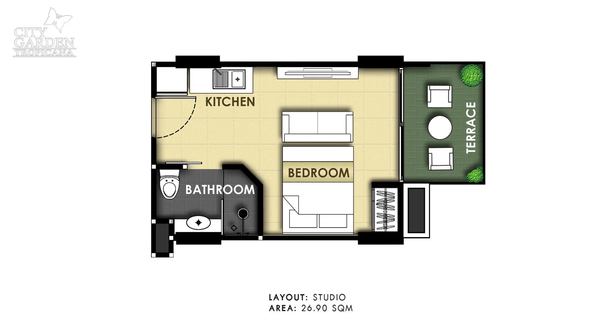 Studio (27 m²)