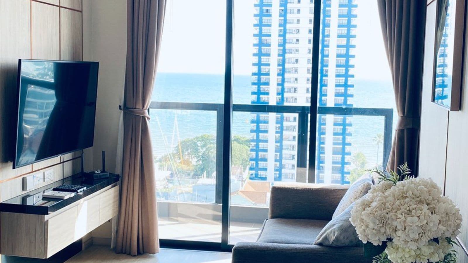 2 bedrooms, 70 m², sea view, Pratumnak