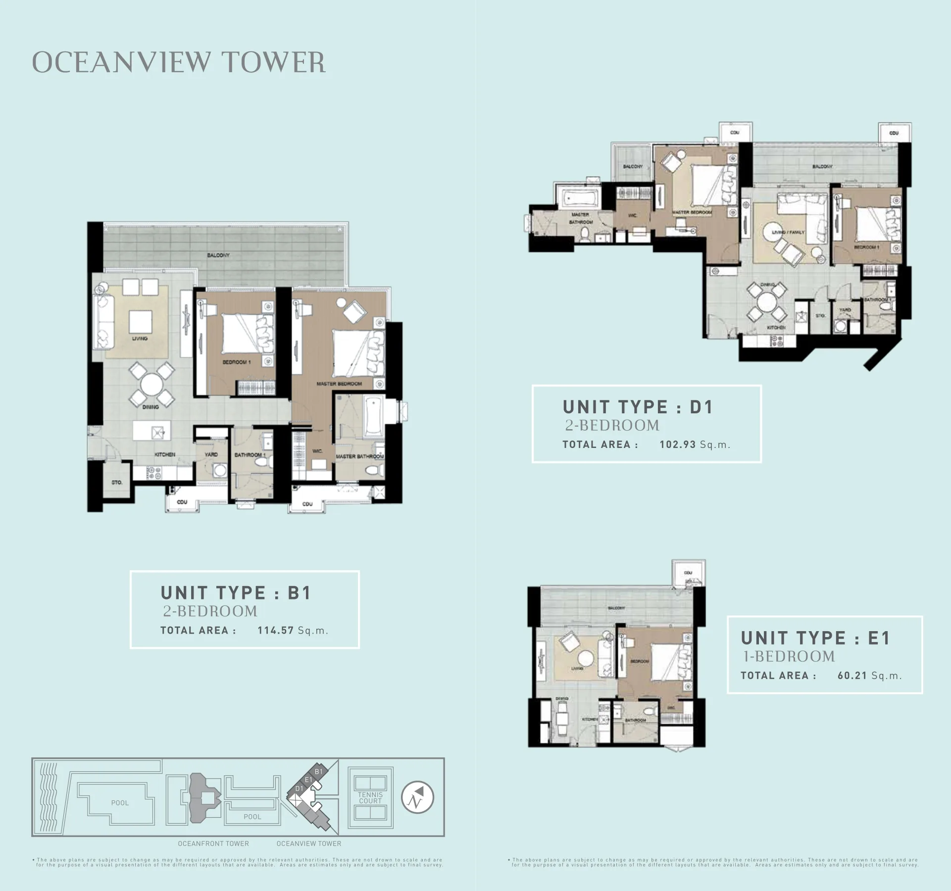 Two Bedroom (106 m²)