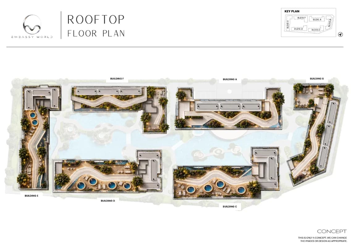 Rooftop floor