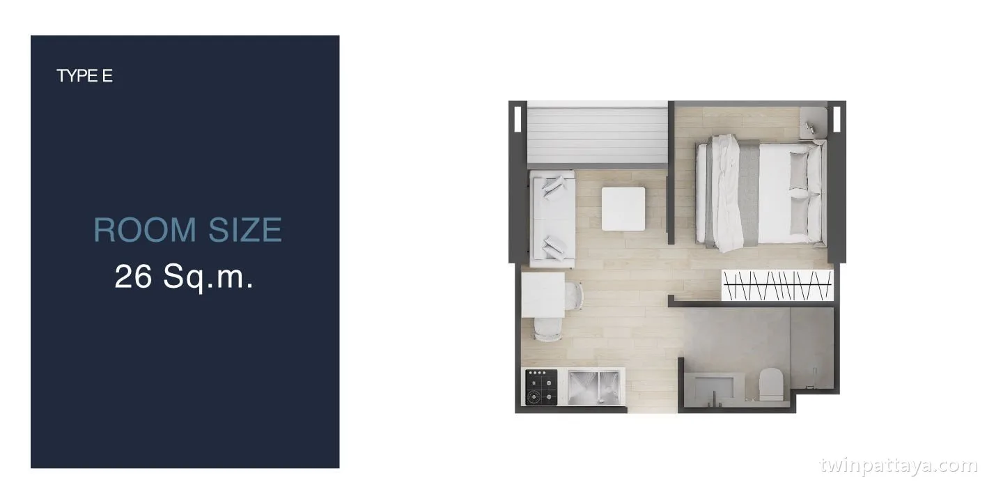 One Bedroom (25 m²)